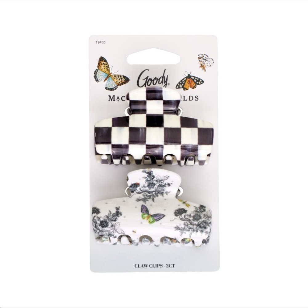 Mackenzie Childs x goody x wet brush black clips
